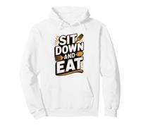 Sit Down Eat Sunday Gravy Italian American Hospitality Meal Pullover Hoodie