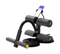 Sit down the bar floor - 7.78 inch adjustable exercise equipment for basic training, resistance building with phone holder, fitness tool for home