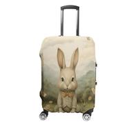 Sit on The Grass Luggage Cover TSA Approved Suitcase Covers for Luggage Elastic Washable Suit Case Covers Anti-Scratch Travel Luggages Sleeve Suitcase Protector Fits