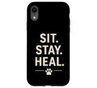 Sit. Stay. Heal. Therapy Dog Comfort Design, Case for iPhone XR