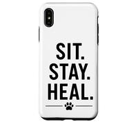 Sit. Stay. Heal. Therapy Dog Comfort Design, Case for iPhone XS Max