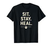 Sit. Stay. Heal. Therapy Dog Comfort Design, T-Shirt