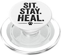 Sit. Stay. Heal. Vintage Pet Therapy Style. PopSockets PopGrip for MagSafe
