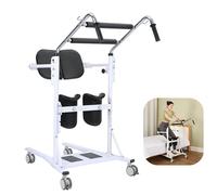 Sit to Stand Lift Patient Transport Chair, Multi-Functional Nursing Move Chair for Elderly, Transfer Aid Device for Seniors Up to 220LB (91 * 76 * 16CM)