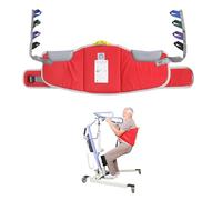 Sit to Stand Transfer Lift Sling for Elderly,Patient Lift Sling (Red, Medical)