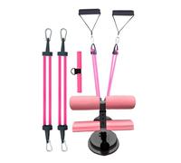 Sit-up Assist Device-Trainer 4 in 1 Upgraded Multi Purpose with Removable Drawstring, Double Suction Suction Cup Three Speed | Abdominal Curler, Suitable for Home Gym for Women Adde