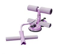 Sit-Up Assistant with Dual Suction Cups & Handle - 3-Level Height Adjustable Core Trainer for Home Workouts, Double-Layer NBR Foam Padding, Compact Abdominal Exercise Equipment for Men & Women