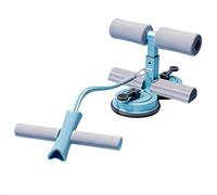 Sit-Up Assistant with Dual Suction Cups & Handle - 3-Level Height Adjustable Core Trainer for Home Workouts, Double-Layer NBR Foam Padding, Compact Abdominal Exercise Equipment for Men & Women