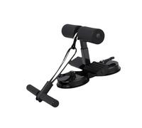 Sit up Bar Floor Holder 3 Adjustable Height Situp Bar for Thighs Office Home Black, 46x20cm