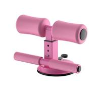 Sit Up Bar - Suction Cup Floor Assistant, Portable Abdominal Exercise Stand, Adjustable Core Trainer For Home Gym | Steel Foam Padded Foot Holder, Fitness Workout Equipment For Men Women Travel Use