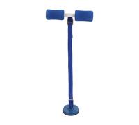 Sit Up Bar with Suction Cup for Floor Exercise, Portable Abs Exerciser, Accessory for Abdominal Muscle Training at Home or Office (Blue)