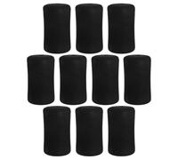 Sit up Bench Foot Foam Pads Black 10pcs Sponge Covers