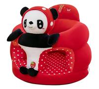 Sit Up Chair for Baby, Soft Plush, Cute Panda, 40x40x35cm.. | Secure Back Support, Soft Plush Fabric, Ideal for Tummy Time & Playtime
