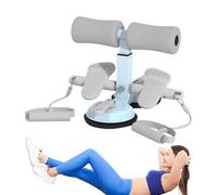 Sit Up Exercise Bar - Portable Situp Equipment with 2 Suction Cups, Pull Rope Auxiliary Tool for Abdominal Workout, Core Strength Training, Muscle Building, Home Gym Exercise Accessory