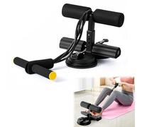 Sit Up Exercise Equipment with Suction Cup Holder, Sit Up Machine with Suction Cups, Sit Up Assistant Device, Stable Abdominal Assistant Sit Ups Bar, Home Workout, Abdominal Training (black)