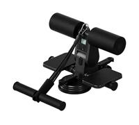 Sit Up for Exercise Equipment - 10.24x4.13x8.66 inches Ab Trainer Machine with Suction Cups, Pull Rope Workout Gear, Counting Function Trainer for Arms Waist Legs, Fitness Home Gym Accessories