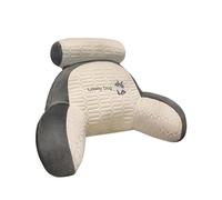 Sit up Pillow, Reading Pillow with Shredded Memory Foam, Large Adult Backrest, Back Support for Sitting Up in Bed with Washable Cover, Lumbar Support Pillow, Chair Cushion (Color : White, Size : 70*