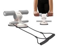 Sit Up Suction Cup - Ab Training Tool, Core Exercise Device | Adjustable double Suction System, Pull Rope Strength Support for Home Gym Stretching Muscle Toning resistancee Sculpting Crunches