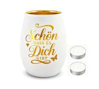 SITAKEGS Tea Light Candle Holders, Glass Tealight Holder Gift Personalised Birthday Gift Anniversary Candle for Friend, Tealight Holder with Engravings Housewarming Gifts, Bereavement Sympathy Gift