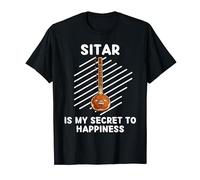 Sitar Instrument Is My Secret To Happiness Sitar Lover T-Shirt