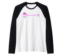 Sitar Lake Shadow Love Reflection Silhouette Hindustani Raglan Baseball Tee