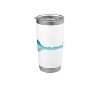 Sitar Lake Shadow Love Reflection Silhouette Hindustani Stainless Steel Insulated Tumbler