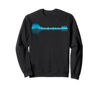Sitar Lake Shadow Love Reflection Silhouette Hindustani Sweatshirt