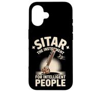 Sitar The Instrument For Intelligent People Music Case for iPhone 16