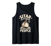 Sitar The Instrument for Intelligent People Music Tank Top
