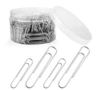 sitarcmin Non-Slip Paper Clips, 2 Sizes Mixed Pack of 500 Pieces