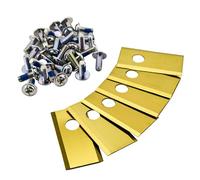 Sitbfoam 36 x Spare Blades Compatible with All Navimow Series i105E, i110E, H1500E, H3000E-VF, X315E, X390E Robotic Lawn Mower Image, Screws with Thread Fuse