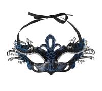 SITBXO Party Masks Masquerade Mask Party Ball Mask Women Half Face Mask(Blue)