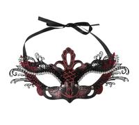 SITBXO Party Masks Masquerade Mask Party Ball Mask Women Half Face Mask(Red)
