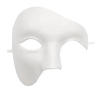 SITBXO Party Masks Party Masks Antique Ball Mask Masquerade Mask Half Face Mask(White)