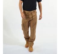 Site King Khaki Premium Multi Pocket Work Trousers (W36, L31)