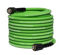 SITIMIMIL® Pressure Washer Hose 100 FT 1/4" 3100 PSI, Kink Resistant & Super Flexible Replacement Hose for Gas & Electric Power Washers, Compatible with M22 14mm, No-Leak Design