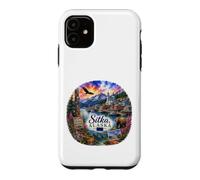 Sitka Alaska, AK, USA Viillage, Pacific Passage, fishing Case for iPhone 11