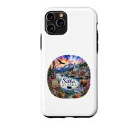 Sitka Alaska, AK, USA Viillage, Pacific Passage, fishing Case for iPhone 11 Pro