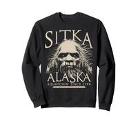 Sitka Alaska Bigfoot 1799 Sasquatch Ivory Art Sweatshirt