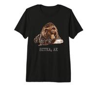 Sitka Brown Grizzly Bear in Snow PNW Alaska Pacific NW Premium T-Shirt