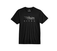 SITKA Gear Mens Everyday Icon Optifade Tee, Black Elevated, XL
