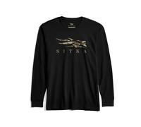 SITKA Gear Men's Icon Optifade Long Sleeve Tee, Black Subalpine, Medium