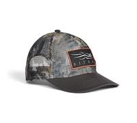 SITKA Icon Optifade Mesh Mid Pro Trucker Hat - Adjustable Outdoor Snap Back Hat for Men, Lead Elevated II, One size
