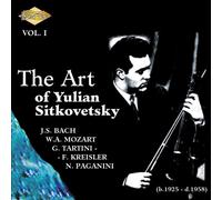 SITKOVETSKY/BACH/MOZART/DAVIDOVICH - Art of Yulian Sitkovetsky 1