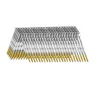 SITLDY 21 Degree Framing Nails 1000 Count, 2-Inch x .113 Ring Shank, Full Round Head Hot Dipped Galvanized, Assorted Size, for Pneumatic Electric 20 to 22 Degree Framing Nailer