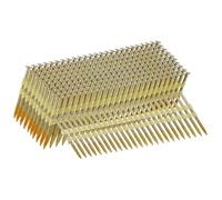 SITLDY 21 Degree Framing Nails 2.0" x .113" EG Ring Shank 1000 PCS | Electro-galvanized Full Round Head Plastic Strip Nails fit Pneumatic & Electric 20-22° Framing Nailer for Building Works
