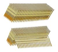 SITLDY 21 Degree Framing Nails 500 Count, 2-1/2-Inch x .113" Ring Shank, Full Round Head EG Galvanized, for Pneumatic Electric 20 to 22 Degree Framing Nailer