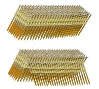 SITLDY 21 Degree Framing Nails 500 Count, 3.0-Inch x .12" Ring Shank, Full Round Head EG Galvanized, for Pneumatic Electric 20 to 22 Degree Framing Nailer