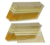 SITLDY 21 Degree Framing Nails 500 Count, 3-1/2-Inch x .131" Ring Shank, Full Round Head EG Galvanized, for Pneumatic Electric 20 to 22 Degree Framing Nailer