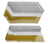 SITLDY 21 Degree Framing Nails 500 Count, 3-1/2-Inch x .131" Smooth Shank, Full Round Head Hot Dipped Galvanized, for Pneumatic Electric 20 to 22 Degree Framing Nailer